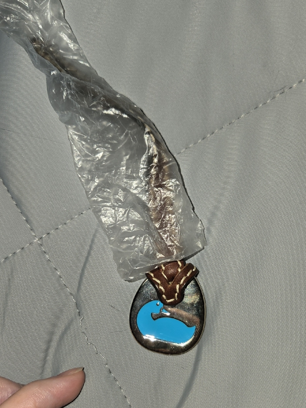 Dooney & Bourke Blue Duck Brown Leather